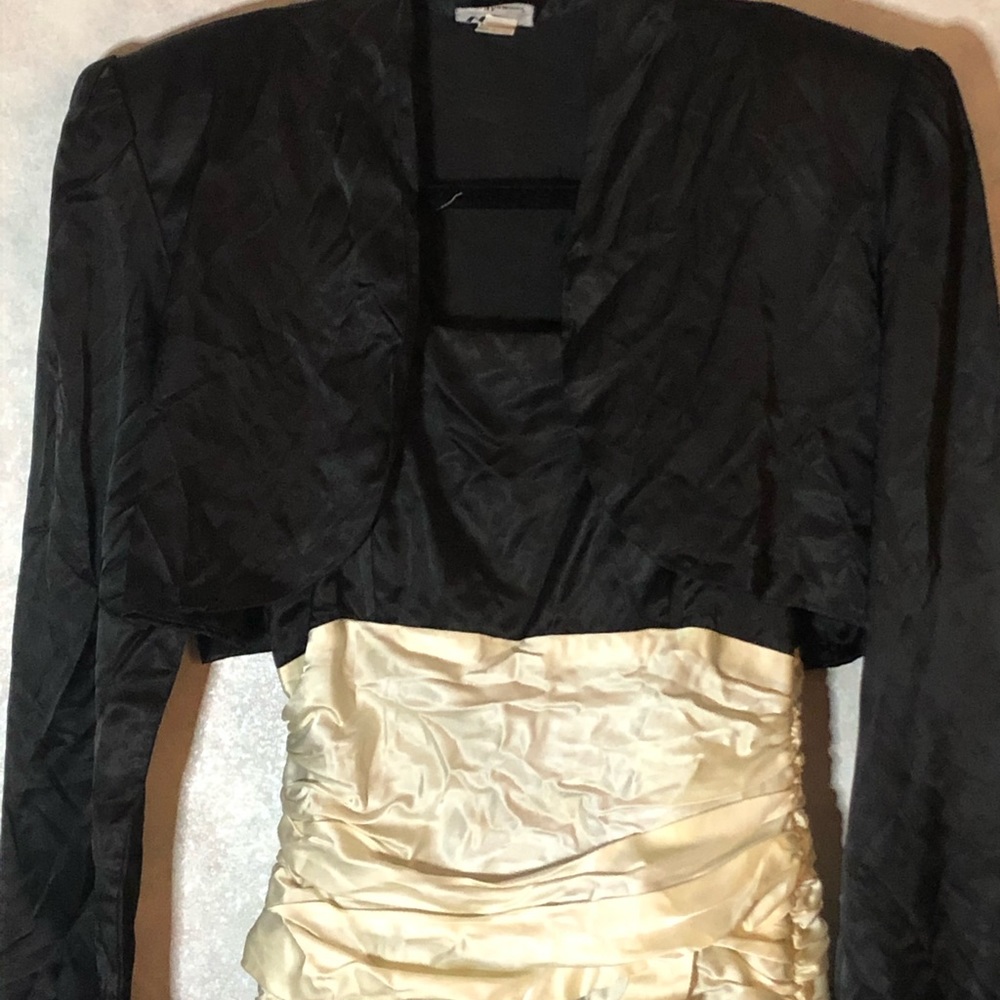 1980’s satin cocktail dress